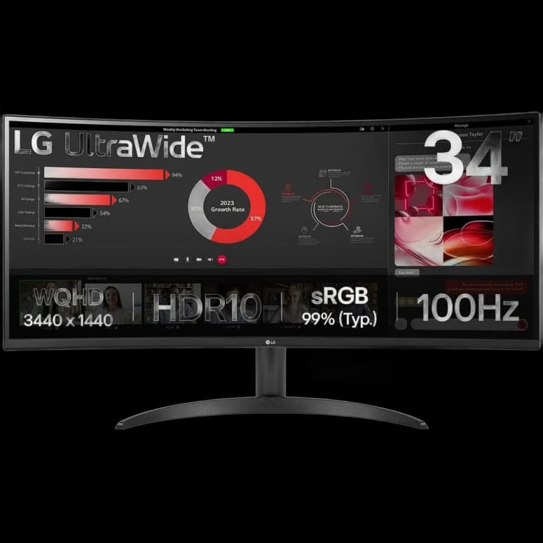 3.5K монитор LG UltraWide 34WR50QK-B