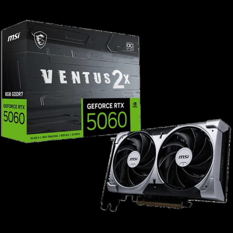 MSI RTX5060 VENTUS 2X OC 8GB GDDR7
