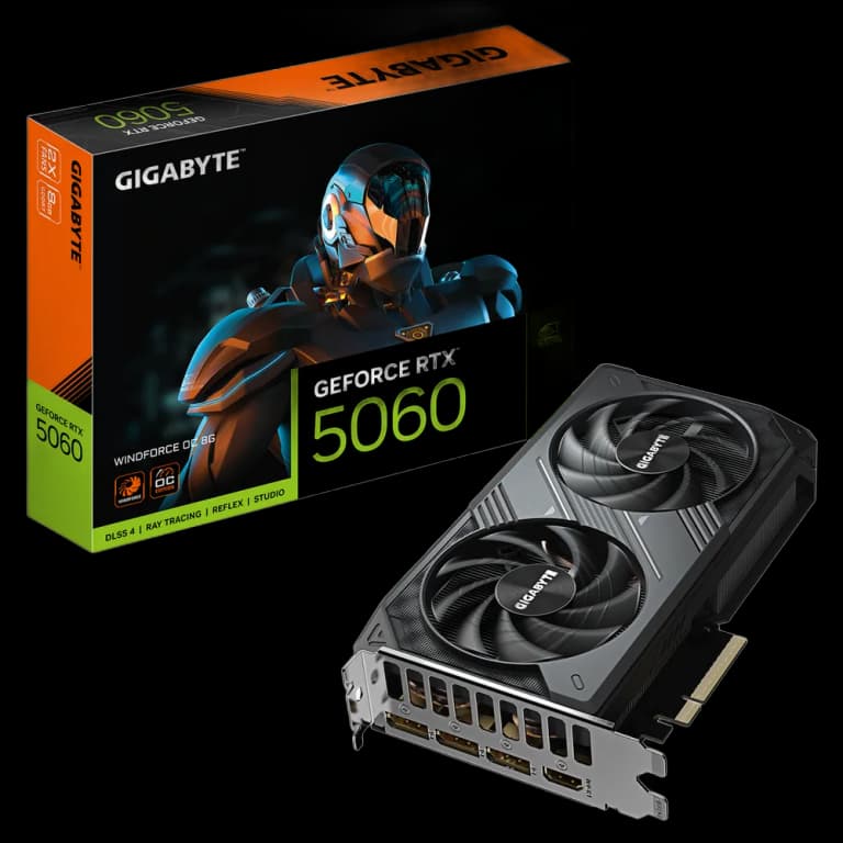 Gigabyte RTX5060 WINDFORCE OC 8GB GDDR7