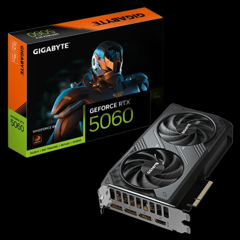 Gigabyte RTX5060 WINDFORCE 8GB GDDR7