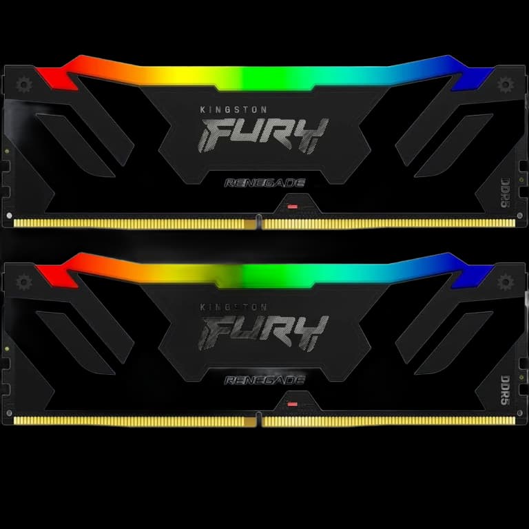 32GB Kingston FURY Renegade RGB - DDR5, 7600MHz, 2x16GB, черный цвет