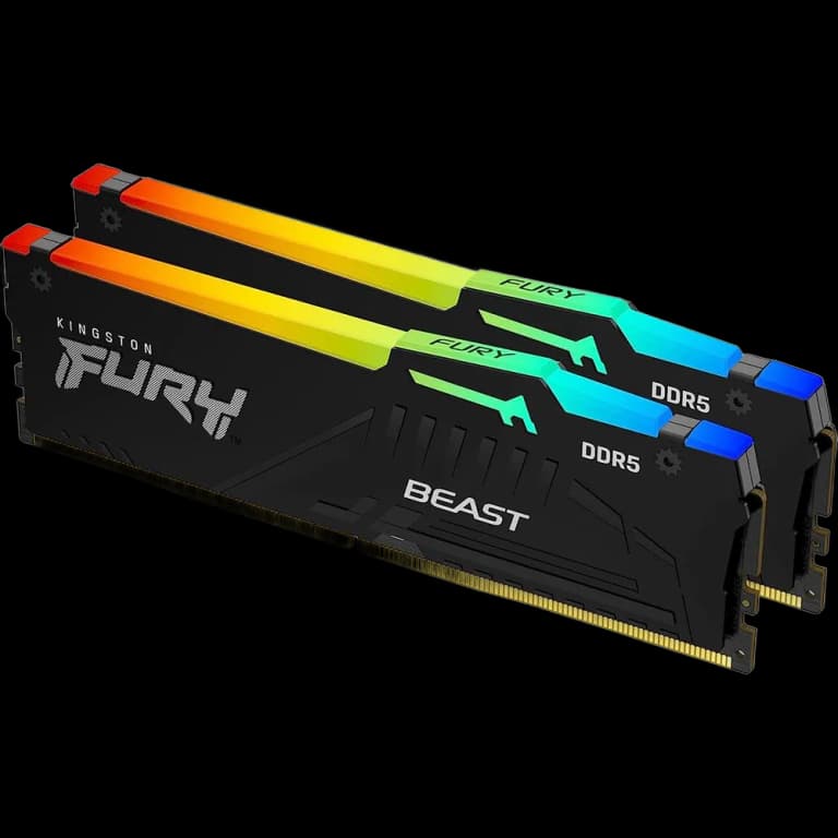Kingston FURY Beast Black AMD RGB  64 ГБ 6000MHZ CL36