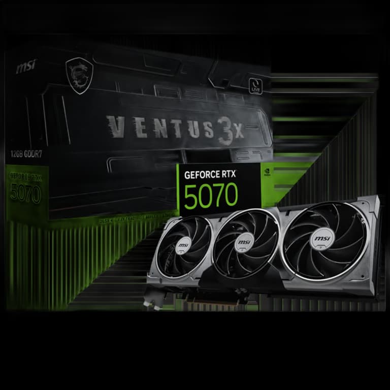 MSI RTX5070 VENTUS 3X 12GB GDDR7 192bit 