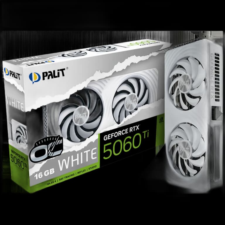 Palit RTX5060Ti WHITE OC 16GB GDDR7