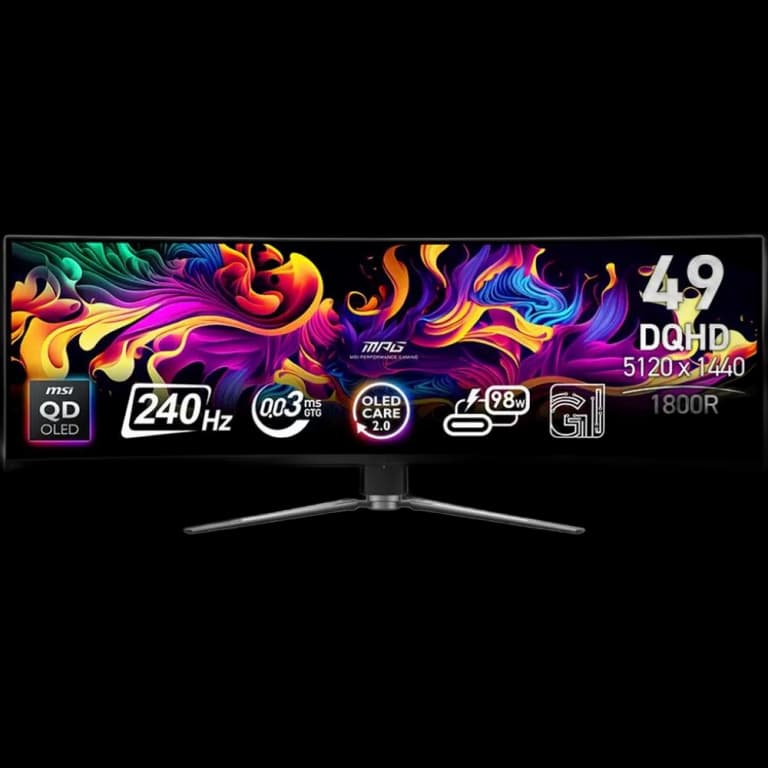DWQHD QD-OLED монитор MSI MPG 491CQPX