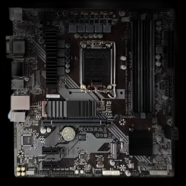 Gigabyte B760M DS3H - DDR4, черный цвет