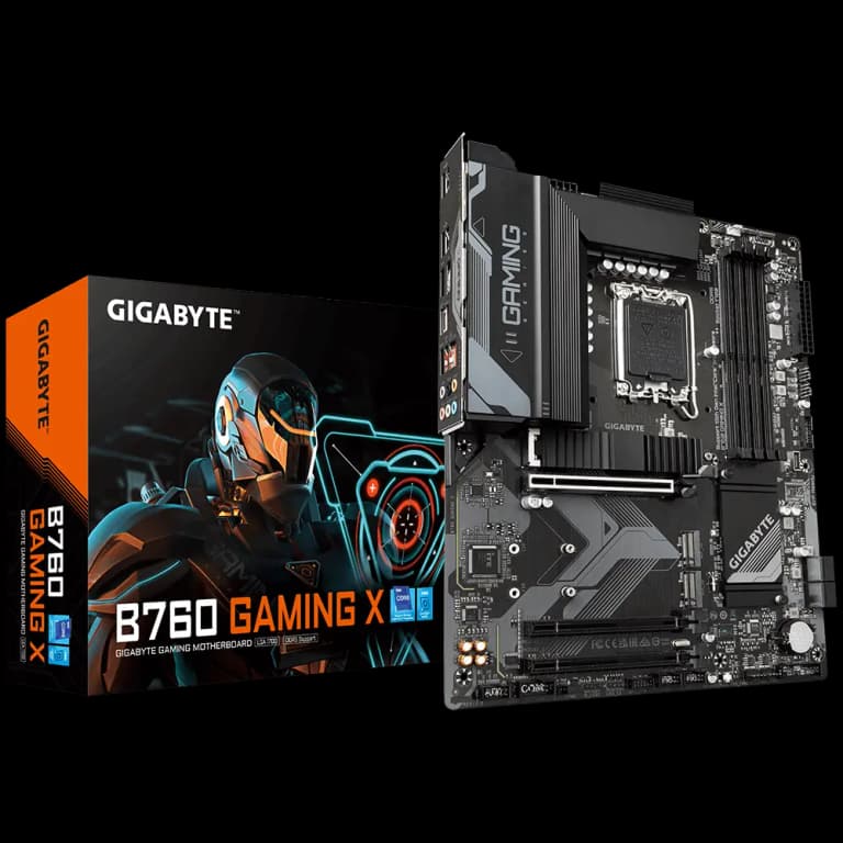 GIGABYTE B760 GAMING X WIFI6E GEN5 - DDR5, черный цвет