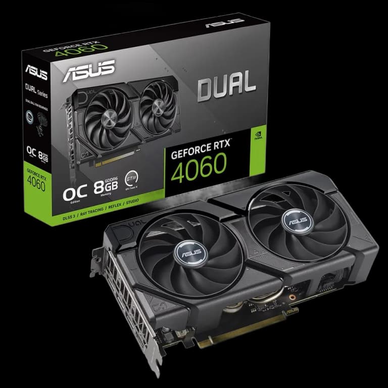 ASUS DUAL GeForce RTX 4060 EVO - 8GB, черный