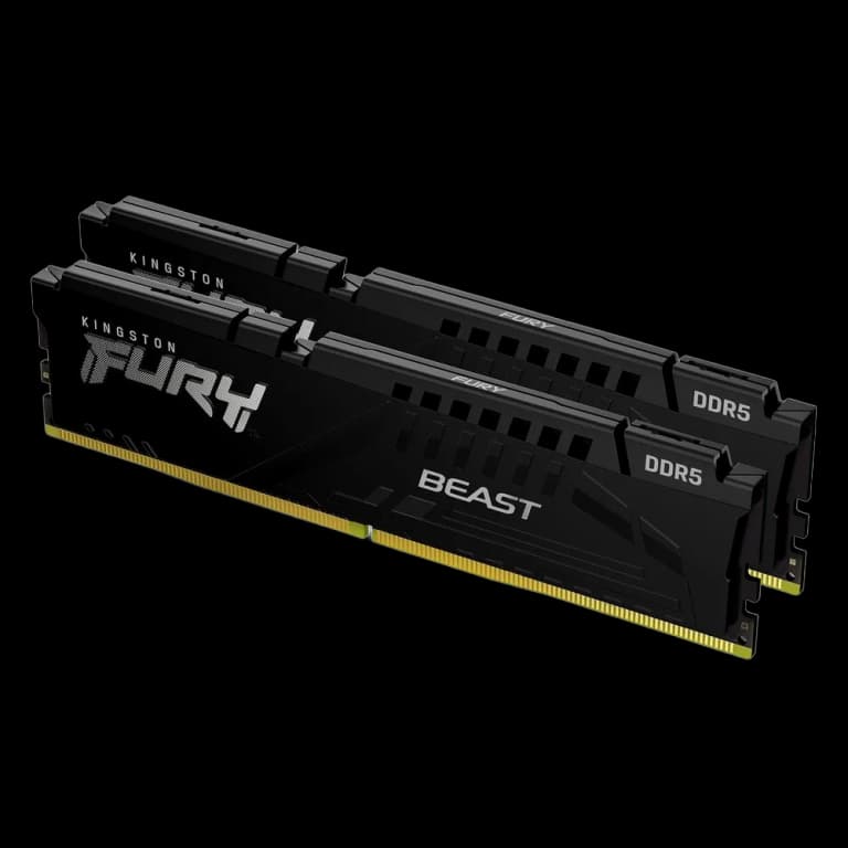 32GB Kingston FURY Beast - DDR5, 6000MHz, 2x16GB, черный цвет