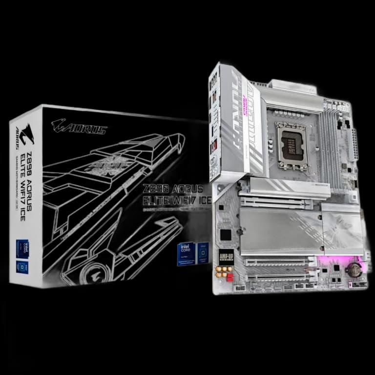 GIGABYTE Z890 AORUS ELITE X ICE, белый цвет