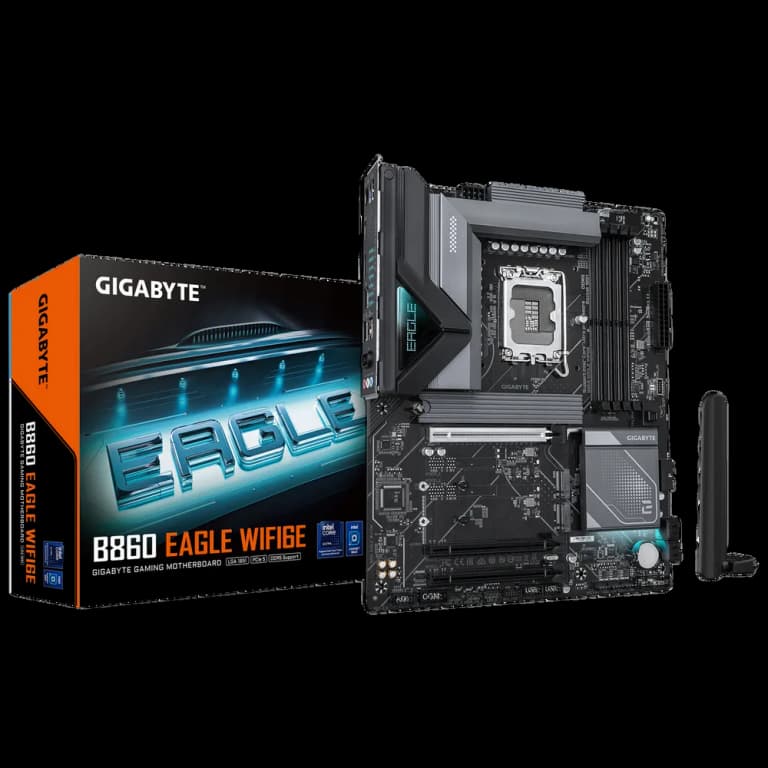 GIGABYTE B860 EAGLE WIFI6E, черный цвет