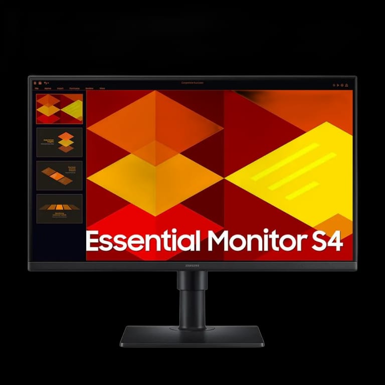Монитор 23.8" SAMSUNG S24D400GAI Black (IPS, 1920x1080, HDMI+HDMI+DP, USB Hub, 5 ms, 178°/178°, 250 cd/m, 1000:1, 100Hz, Pivot)