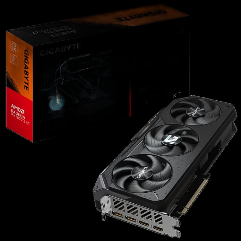 Видеокарта Gigabyte RX9070XT GAMING OC 16GB GDDR6 256bit 2xDP 2xHDMI 3FAN RTL