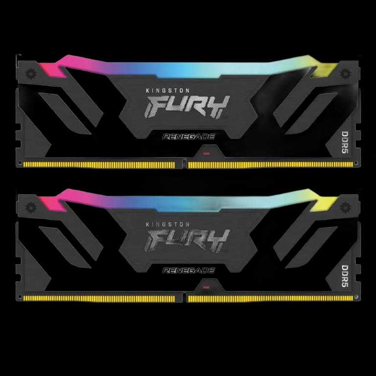 Модуль памяти Kingston 64GB DDR5 6000MHz DIMM FURY Renegade Silver RGB (2х32gb), CL32