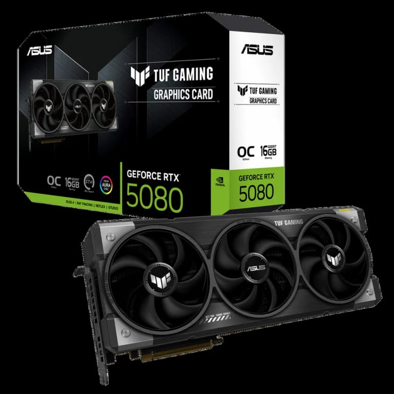 Видеокарта ASUS TUF-RTX5080-O16G-GAMING /RTX5080,HDMI*2,DP*3,16G,D7 