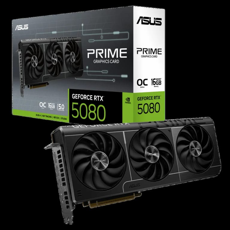 Видеокарта ASUS PRIME-RTX5080-O16G /RTX5080,HDMI,DP*3,16G,D7 