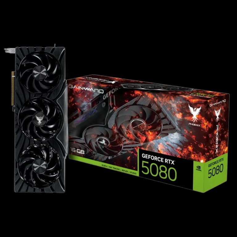 Видеокарта Gainward RTX5080 PHOENIX 16GB GDDR7 256bit 3xDP HDMI 3FAN RTL