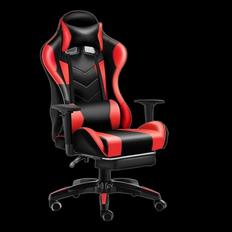 Игровое кресло Colorful iGame QC5180000034, черный/красный, крестовина пластик