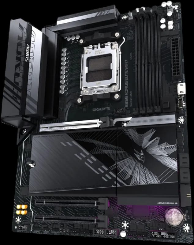 Материнская плата GIGABYTE B850 AORUS ELITE WiFi7 (AM5, ATX)