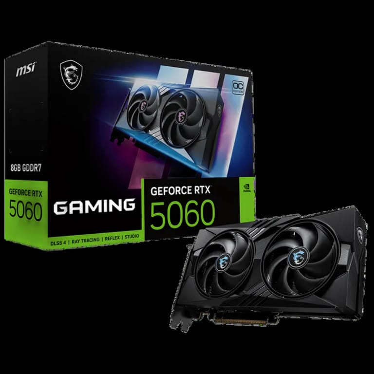 Видеокарта MSI RTX5060 GAMING OC 8GB GDDR7 128bit 3xDP HDMI 2FAN RTL