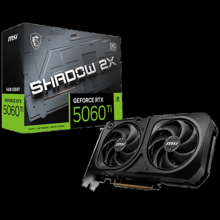 MSI RTX5060Ti SHADOW 2X OC PLUS 16GB GDDR7