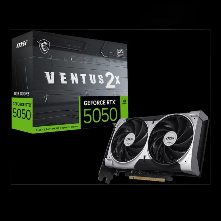 MSI RTX5050 VENTUS 2X OC 8GB GDDR6