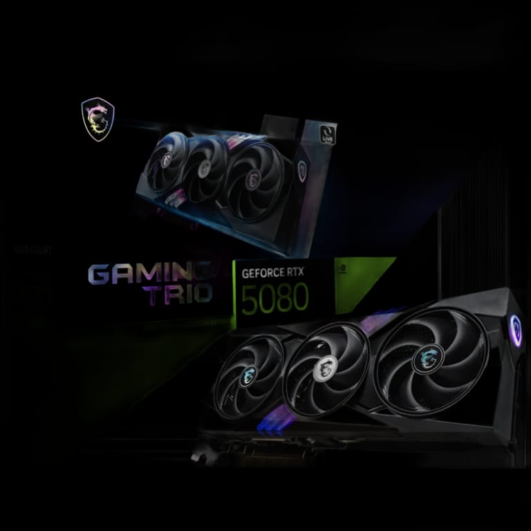 Видеокарта MSI RTX5080 GAMING TRIO 16GB GDDR7 256bit 3xDP HDMI 3FAN RTL