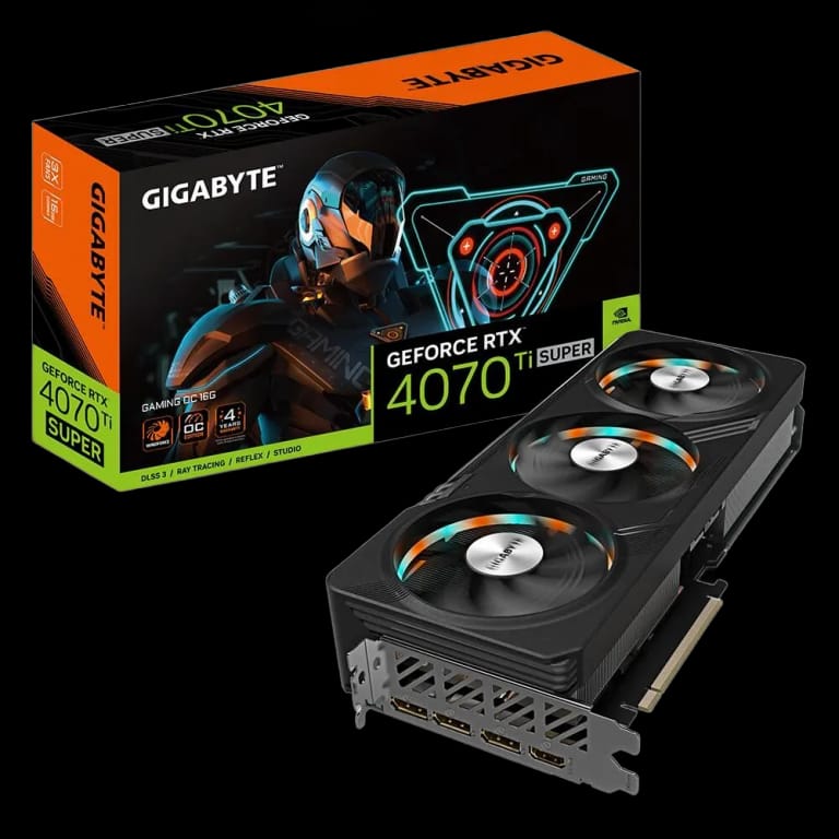 Видеокарта Gigabyte RTX4070Ti SUPER GAMING OC 16GB RTL 