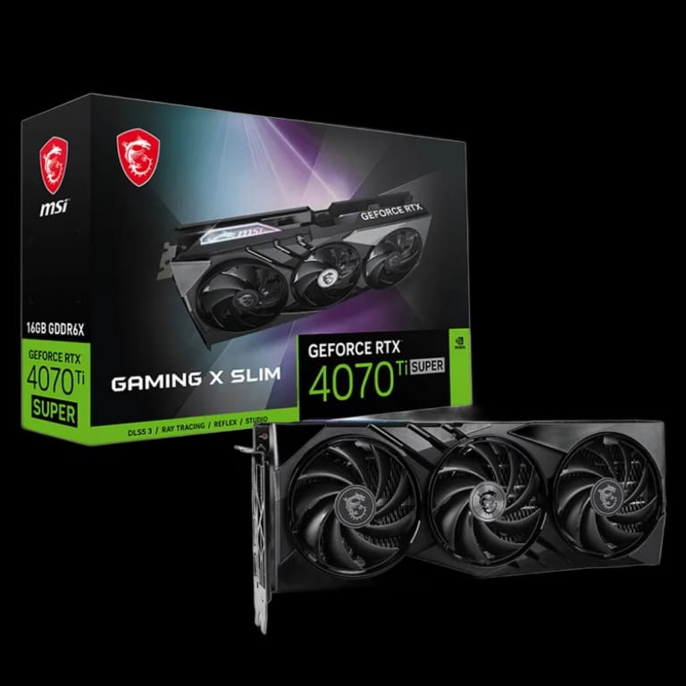 Видеокарта MSI GeForce RTX 4070 Ti SUPER 16G GAMING X SLIM 