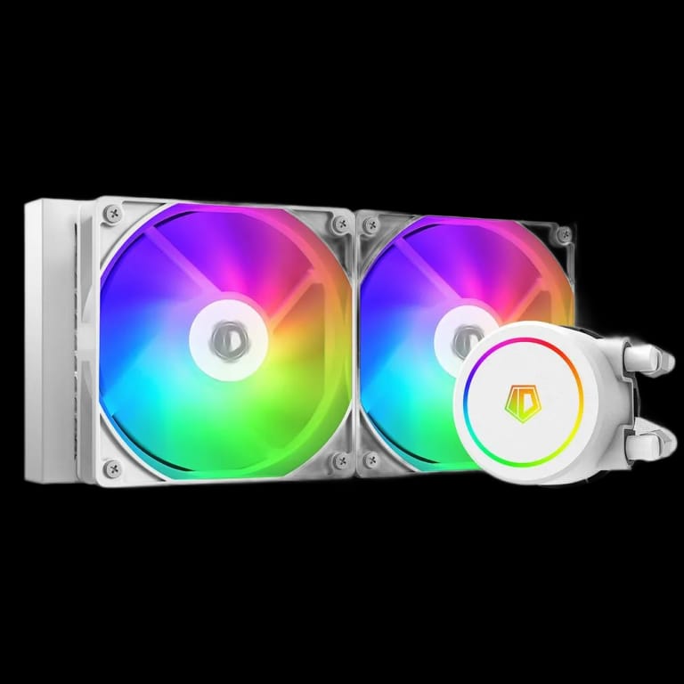 Жидкостная система охлаждения ID-Cooling FX240 INFINITY White ARGB (White) 300W all Intel/AMD  