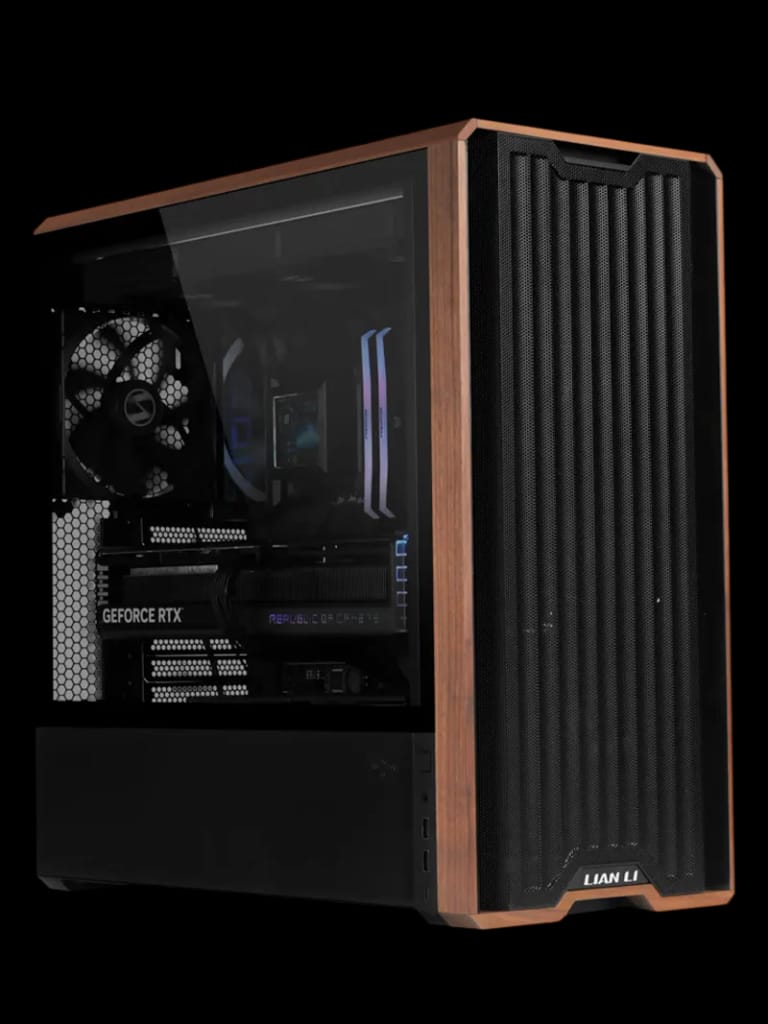 LIAN LI Lancool 217, черный дерево