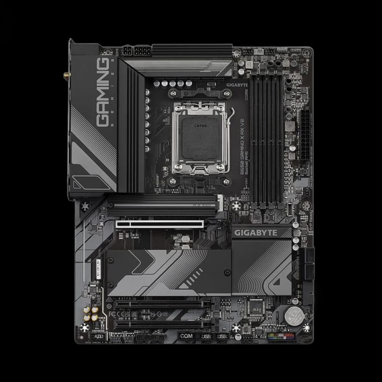 Материнская плата Gigabyte OEM B650 GAMING X AX V2, Socket AM5, AMD B650, 4xDDR5-5200, HDMI+DP, 3xPCI-Ex16, 4xSATA3(RAID 0/1/10), 3xM.2, 8 Ch Audio, 2.5GLan, WiFi, (3+4)xUSB2.0, (4+2)xUSB3.2, (1+1)xUSB3.2 Type-C™, 1xPS/2, ATX, RTL