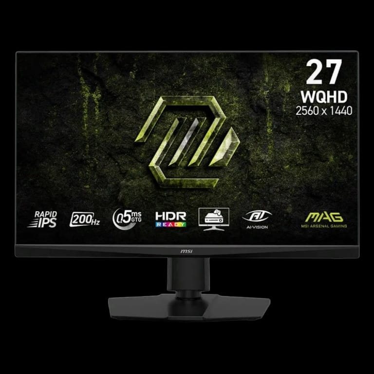 Монитор 27" MSI MAG 272QPF E20 Black (Rapid IPS, 2560x1440, HDMI+HDMI+DP+Type C (15W), 0.5 ms, 178°/178°, 300 cd/m, 1000:1, 200Hz)