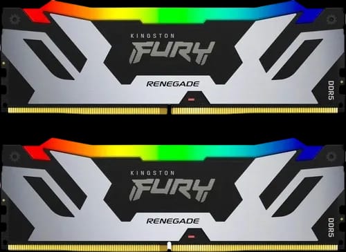 Оперативная память Kingston FURY Renegade Silver RGB [KF580C38RSAK2-32] 32 ГБ