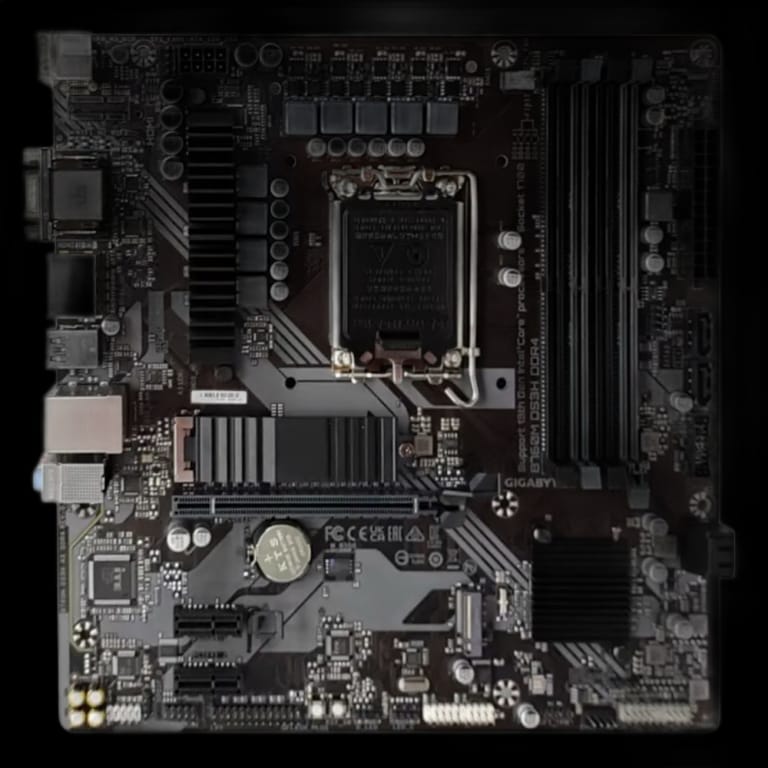 Gigabyte B760M DS3H - DDR4, черный цвет