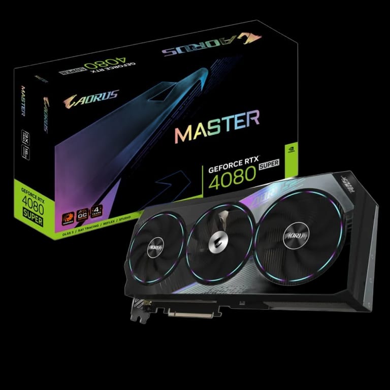 Видеокарта Gigabyte RTX4080 SUPER AORUS MASTER 16GB RTL 