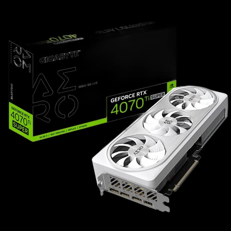 Видеокарта Gigabyte RTX4070Ti SUPER AERO OC 16GB RTL 