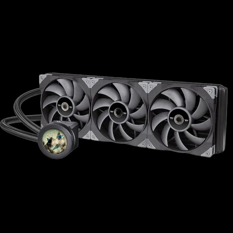 Жидкостная система охлаждения Thermaltake TOUGHLIQUID Ultra 420 CPU AIO Liquid Cooler All-In-One Liquid Cooling System/Water Block 2.1inch LCD/Fan 140*3/PWM 500~2000rpm/Black