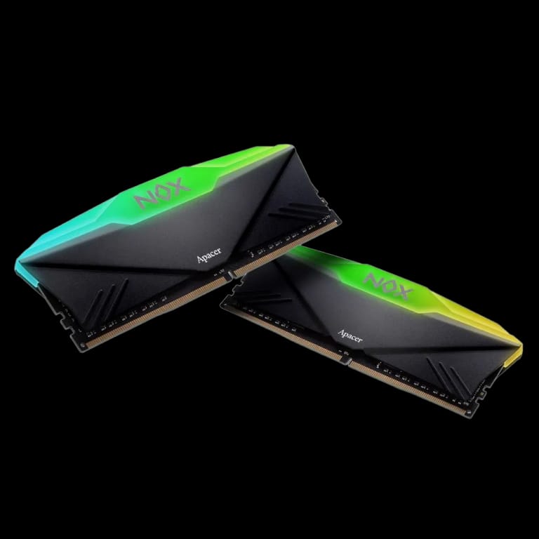 Модуль памяти Apacer NOX RGB Black Gaming Memory AH4U32G36C25YNBAA-2 32GB DDR4 3600 DIMM Non-ECC, CL18, 1.35V, Kit (2x16GB), Intel XMP 2.0, Heat Sink, RTL