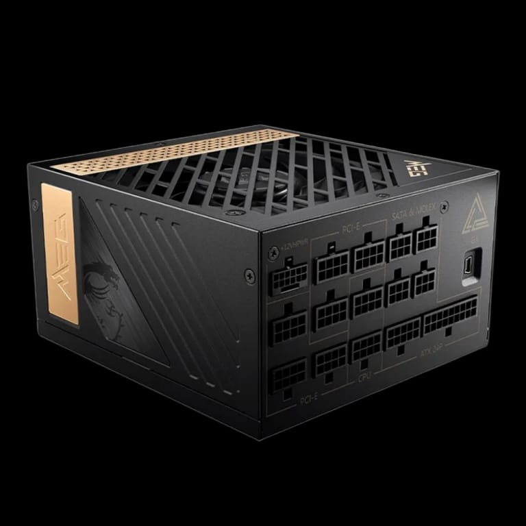 Блок питания MSI MEG Ai1300P PCIE5 |306-7ZP4A11-CE0| , 1300W, 80+ Platinum, полностью модульный, ATX 3.0, PCIE5, RTL