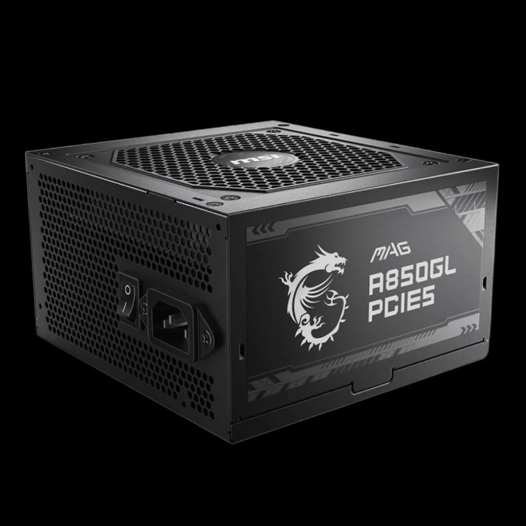 Блок питания MSI MAG A850GL PCIE5 , 850W, 80+ Gold, полностью модульный, ATX 3.0, PCIE5