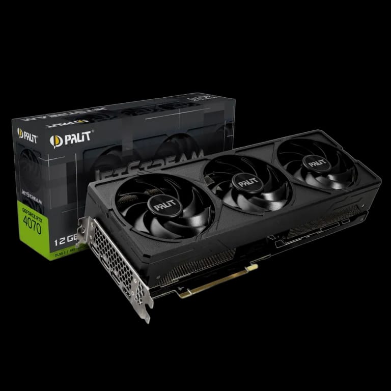 Видеокарта Palit RTX4070 JETSTREAM 12GB GDDR6X 192-bit DPx3 HDMI 