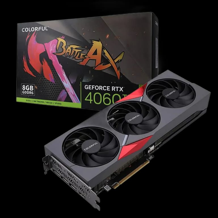 Видеокарта Colorful RTX4060Ti NB EX 8GB-V GDDR6 128bit 3xDP HDMI 3FAN RTL