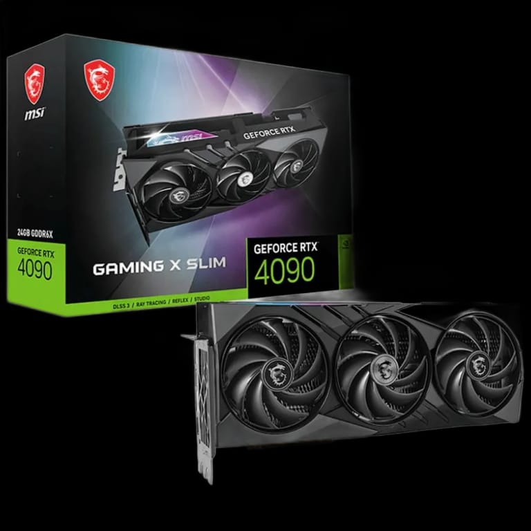 Видеокарта MSI RTX4090 GAMING X SLIM 24G GDDR6X 384-bit 2xHDMI 2xDP