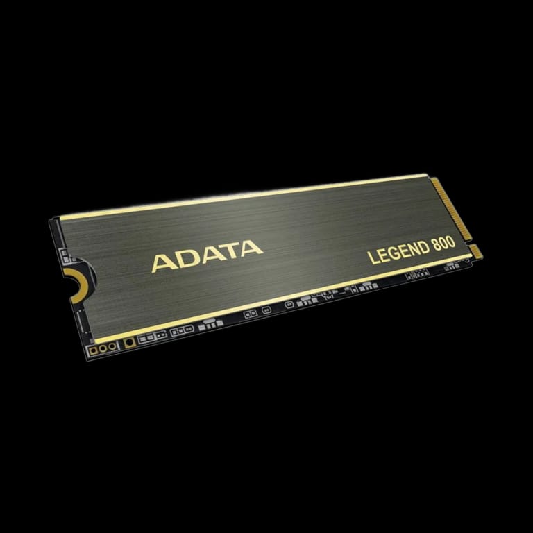 Твердотельный накопитель SSD ADATA LEGEND 800 1TB M.2 2280 ALEG-800-1000GCS PCIe Gen4x4 with NVMe, 3500/2200, MTBF 1,5M, 3D NAND, 600TBW, Heat Sink, RTL 