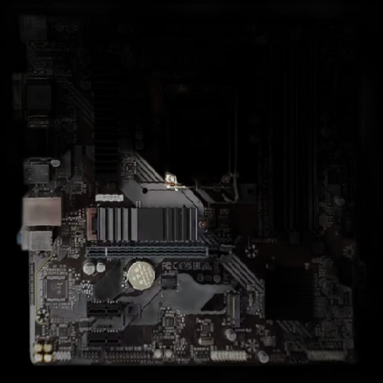 Материнская плата Gigabyte B760M DS3H AX DDR4, Socket 1700, Intel®B760, 4xDDR4-3200, HDMI+DP+DP, 1xPCI-Ex16, 2xPCI-Ex1, 4xSATA3(RAID 0/1/5/10), 2xM.2, 8Ch Audio, GLan, WiFi, (2+4)xUSB2.0, (3+2)xUSB3.2, (1+0)xUSB3.2 Type-C™, 1xPS/2, mATX, RTL