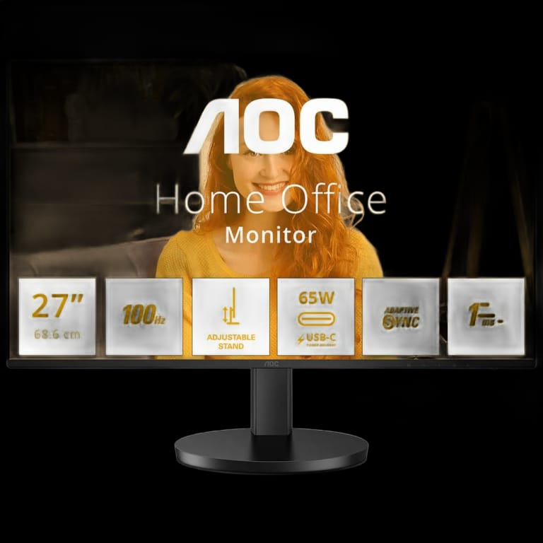 WQHD монитор AOC Q27B3CF2