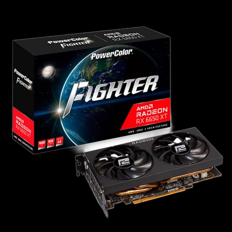 Видеокарта PowerColor RX6650XT 8GB Fighter GDDR6 128-bit HDMI DPx3 
