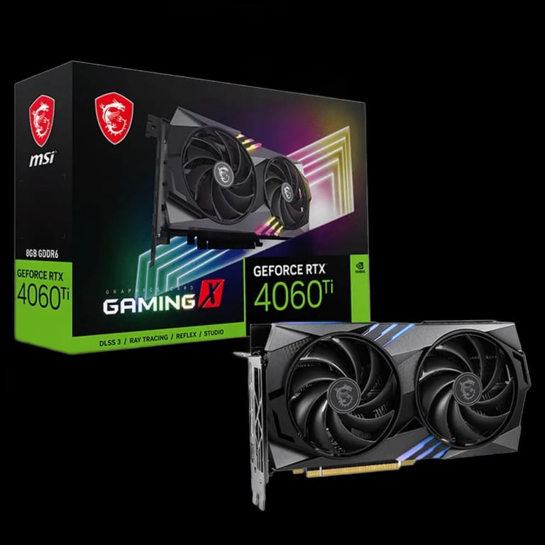 Видеокарта MSI RTX4060Ti GAMING X 8G GDDR6 3xDP HDMI 128bit PCI-E Gen4x8 RTL