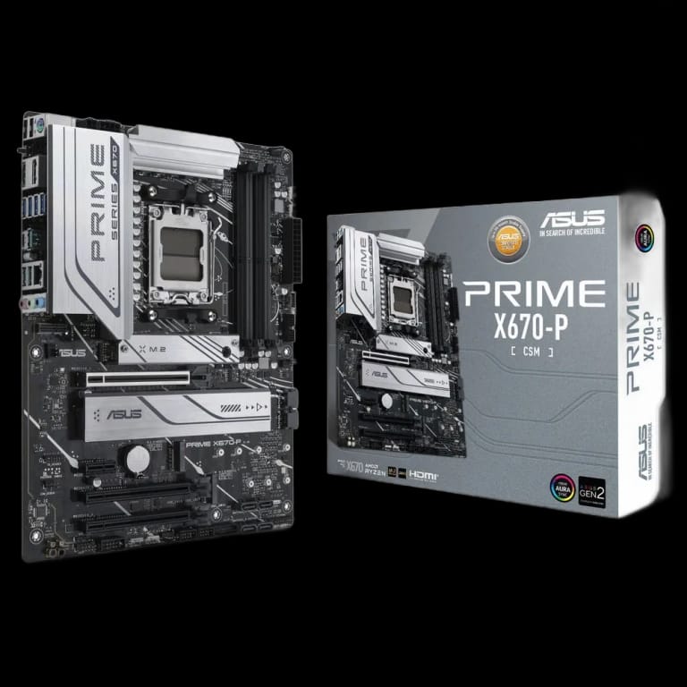 Материнская плата ASUS PRIME X670-P-CSM /AM5,X670,USB 3.2 GEN 2X2,AURA,MB (90MB1BU0-M0EAYC) /AM5,X670,USB 3.2 GEN 2X2,AURA,MB (90MB1BU0-M0EAYC)
